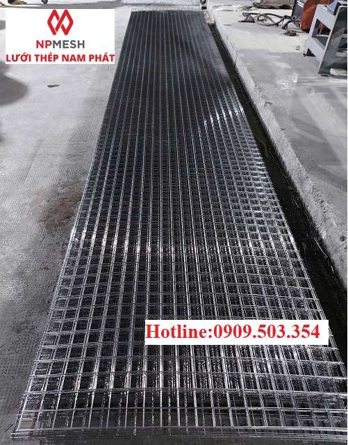 Cận cảnh lưới inox hàn 201 sợi Ø1.2mm, bề mặt chống gỉ tốt